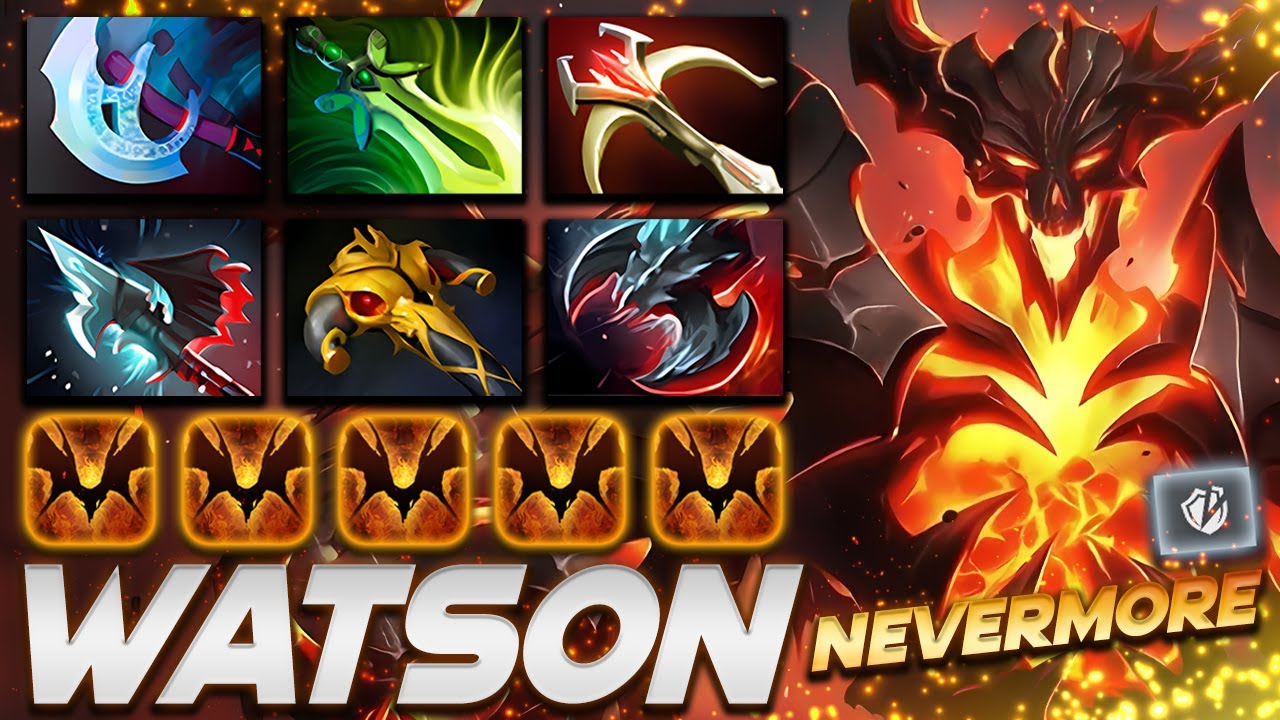 Watson Shadow Fiend Nevermore - Dota 2 Pro Gameplay [Watch & Learn]