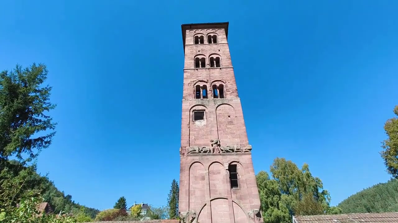 Kloster Hirsau Germany.  Burgruine. Бенедектинский монастырь. Руины монастыря 11 века.