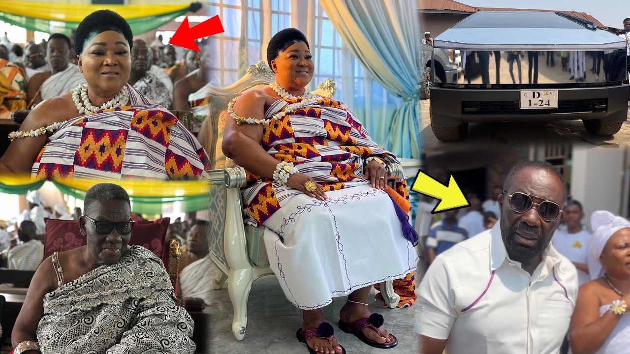 Dr. Osei Kwame Despite extravagant arrival At Mampong Hemaa's 25th Anniversary Thanksgiving Service😱