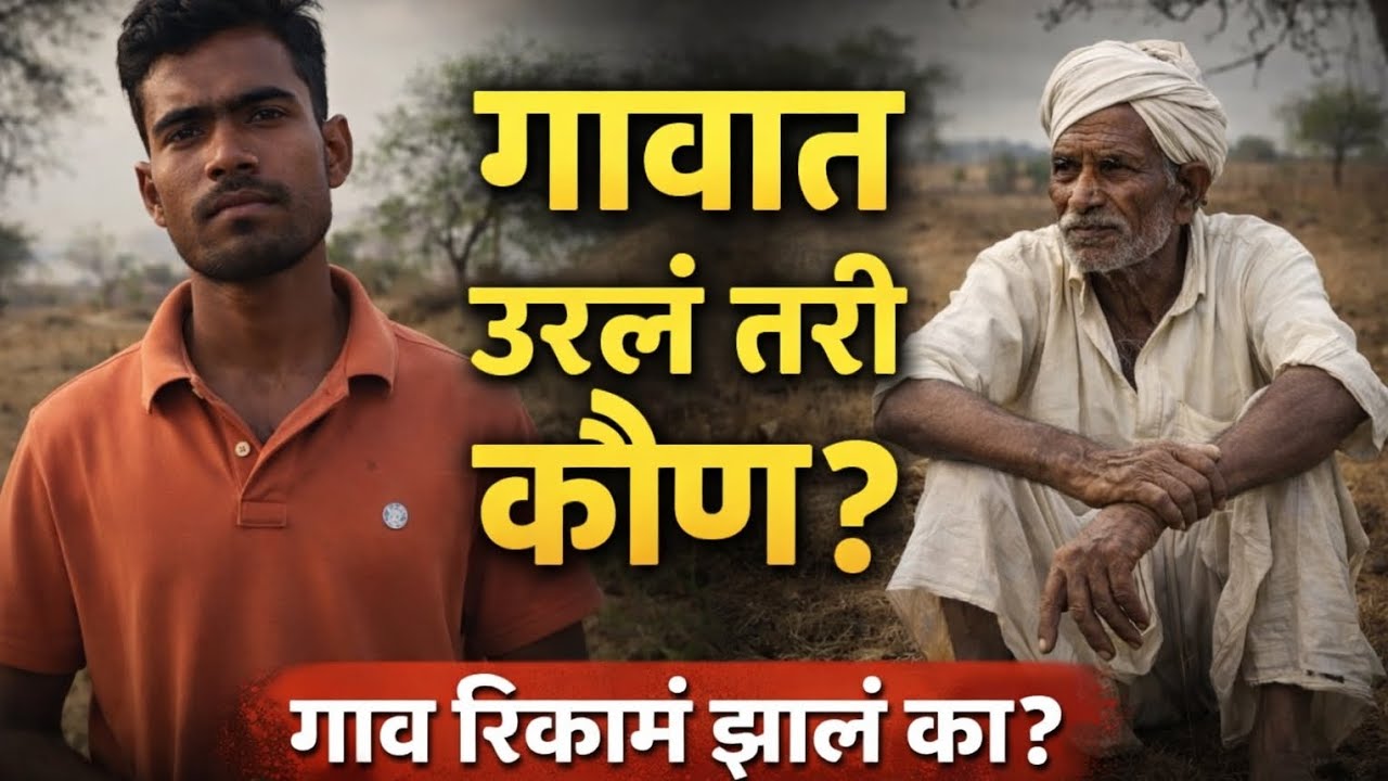 गाव रिकामं होतंय… जबाबदार कोण?