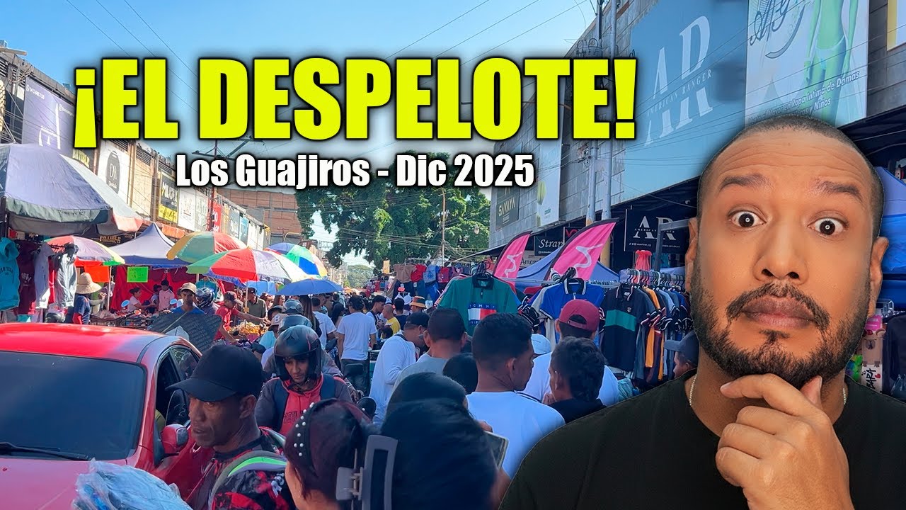Candela pura: así es comprar en diciembre en el Mercado los Guajiros