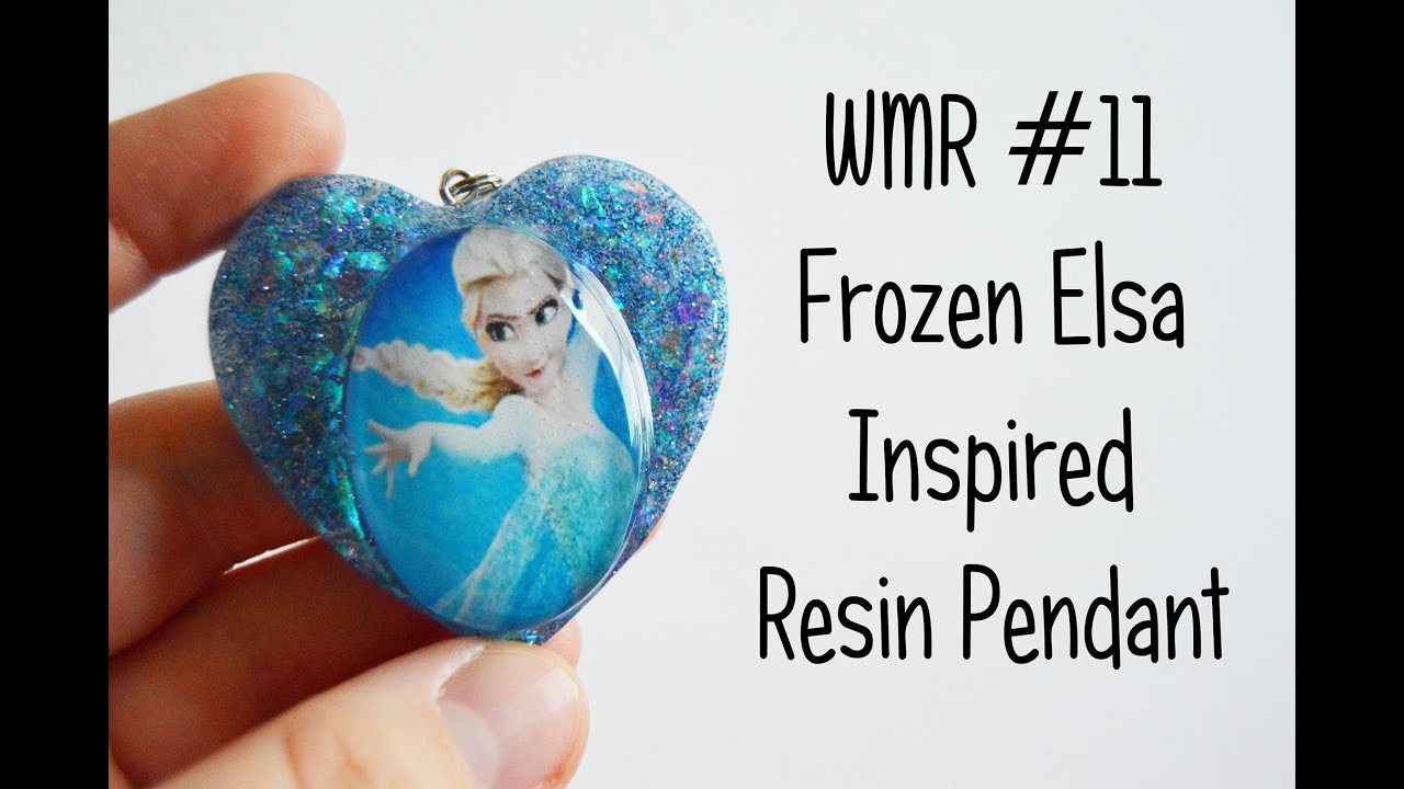 WMR #11 | Frozen Elsa Inspired Resin Pendant