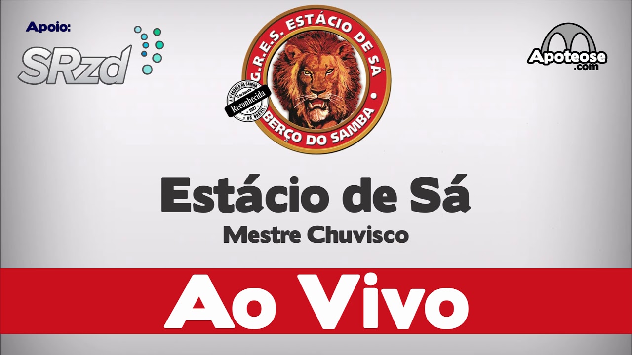 Estácio de Sá 2020 - Bateria no desfile oficial - Áudio ao vivo - #desfile2020
