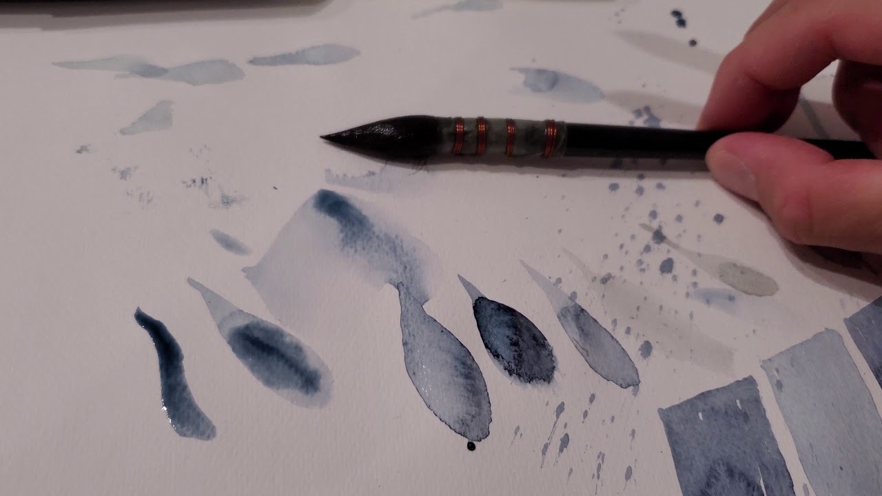 Raphael Softaqua 805 no. 2 (9mm) quill/mop synthetic watercolor brush