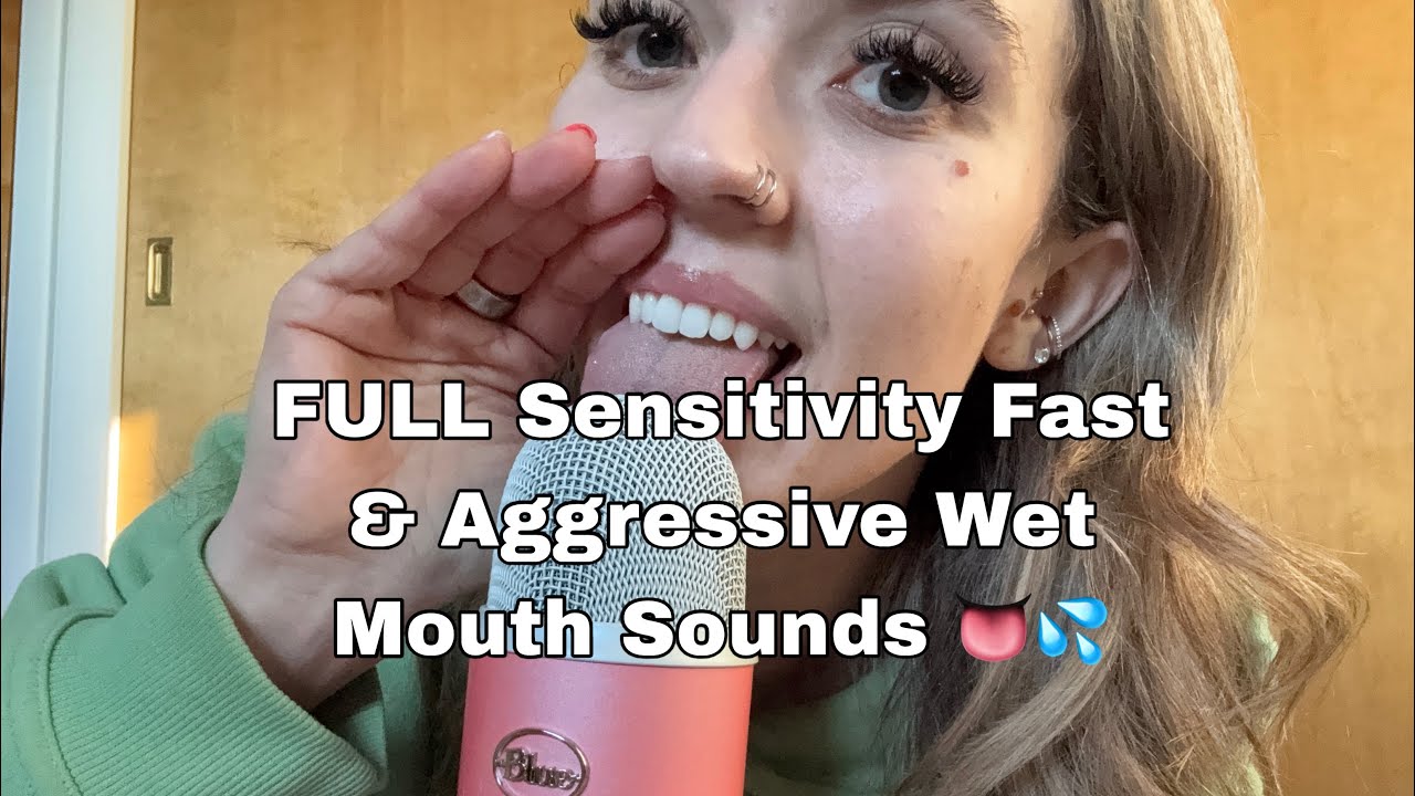 ASMR| Lots of Fast/Aggressive and Sensitive Wet Mouth Sounds! 