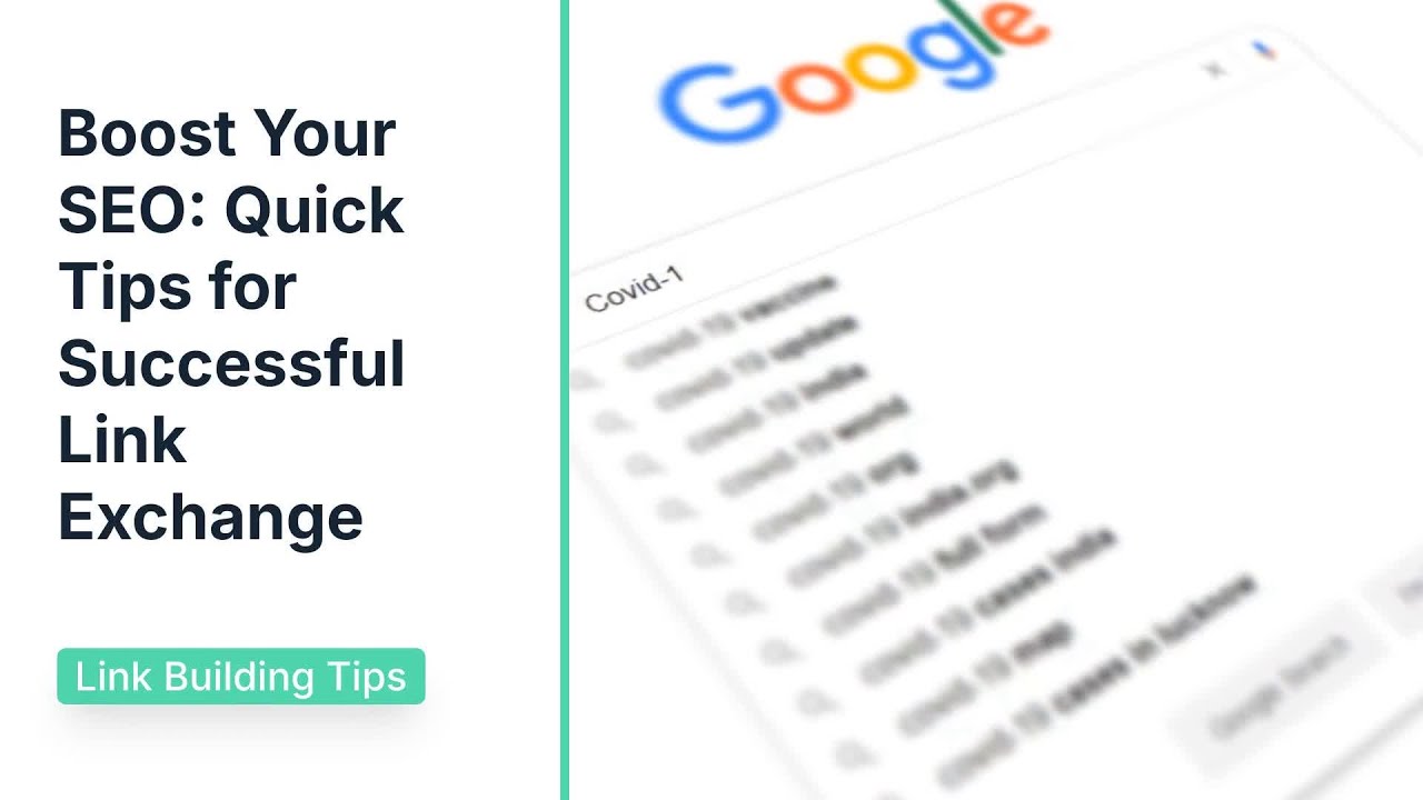 Boost Your SEO: Quick Tips for Successful Link Exchange