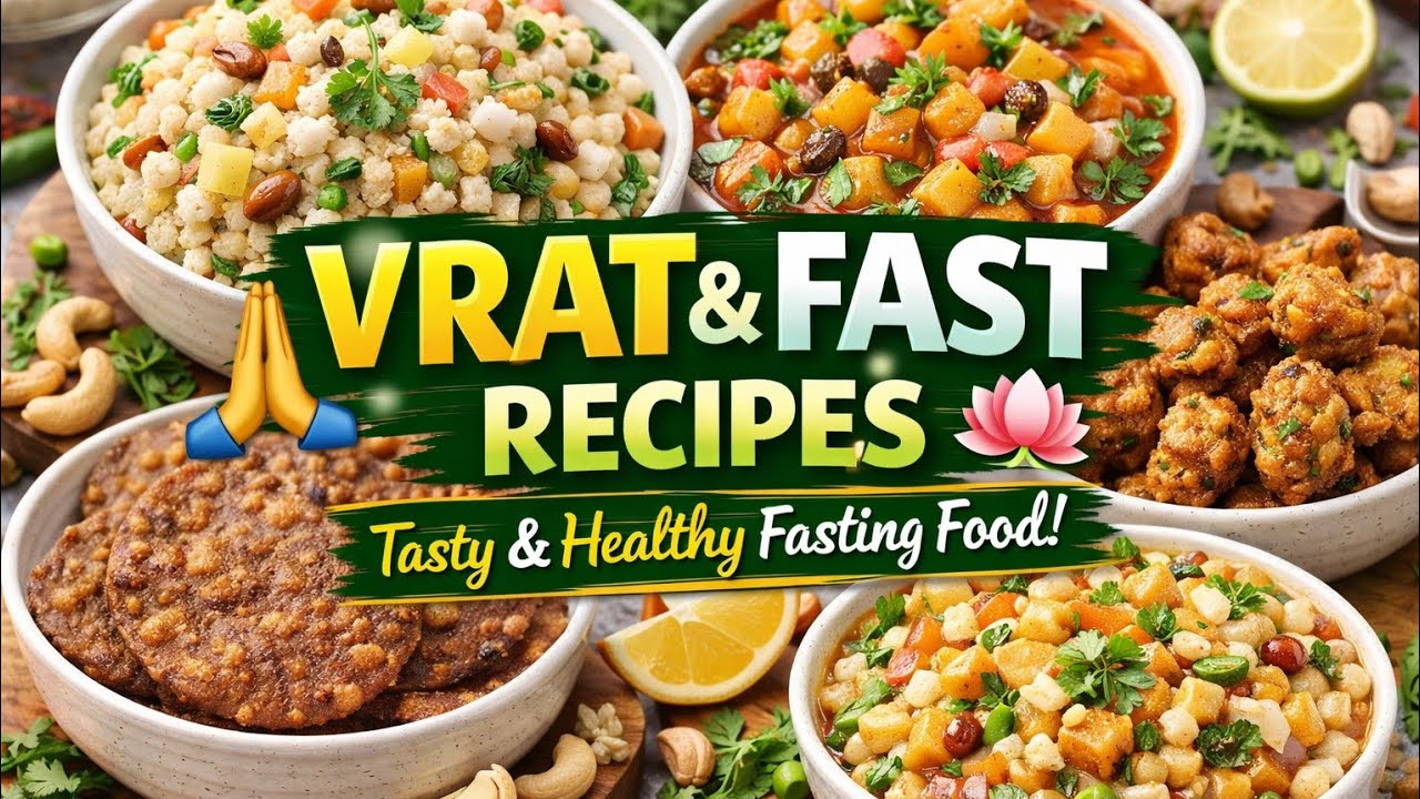 Vrat Special Live 👩‍🍳 | Tasty & Easy Fasting Recipes Playlist 🌿