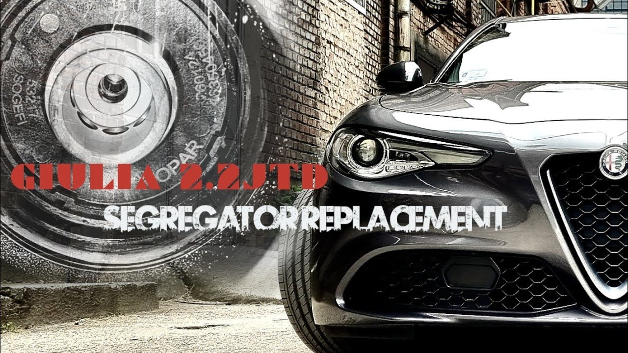 Alfa Romeo Giulia 2.2JTD Szegregátor/olajleválasztó csere - Segregator replacement