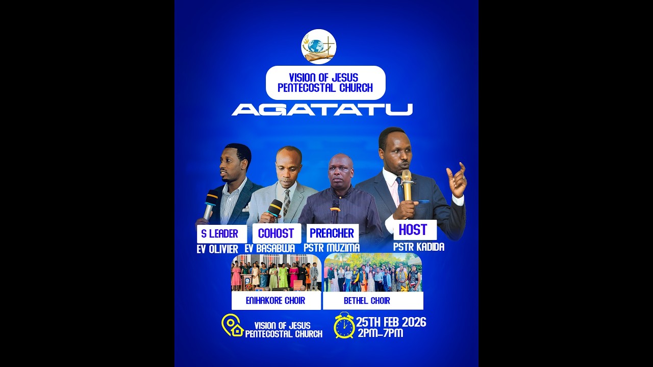 LIVE.AGATATU MURI VISION HAMWE NA PSTR KADIDA ALEX,  REV.MUZIMA  25/02/2026