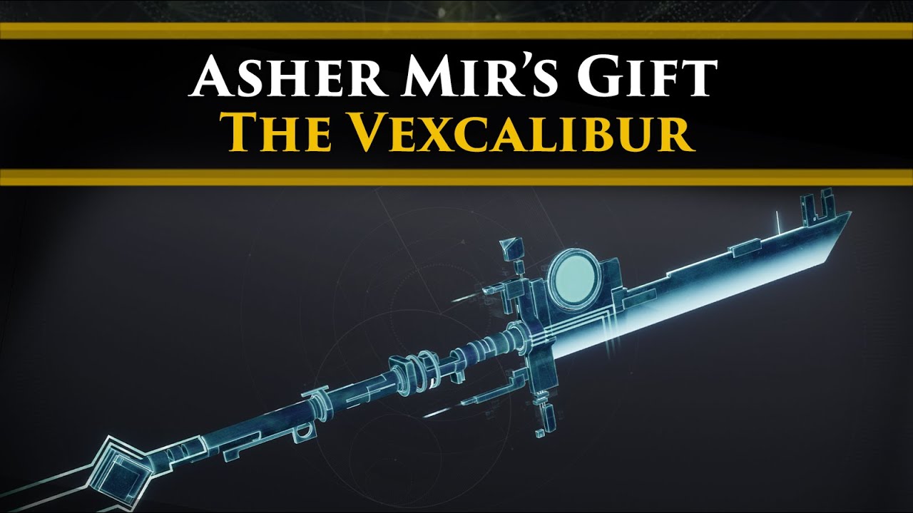 Destiny 2 Lore - Vexcalibur Exotic Quest Lore, Asher Mir's adventure in the Vex Network!