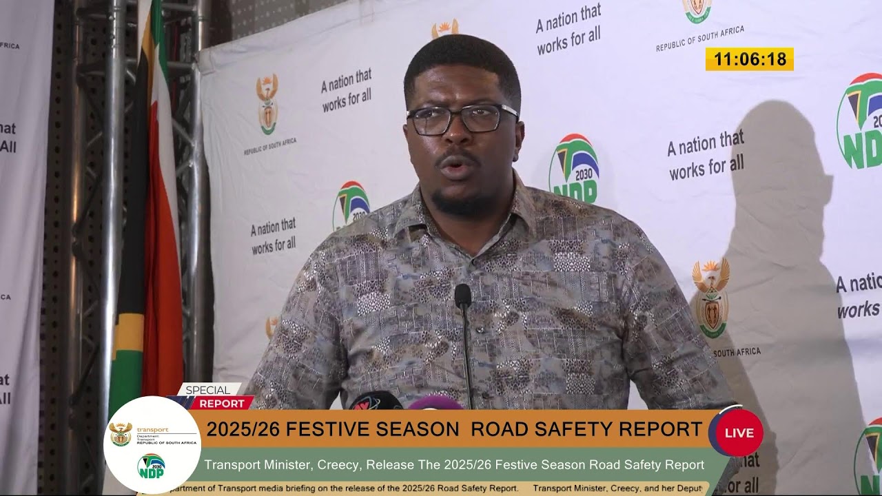 [HAPPENING NOW] 2025/26 FESTIVE SEASON ROAD SAFETY REPORT