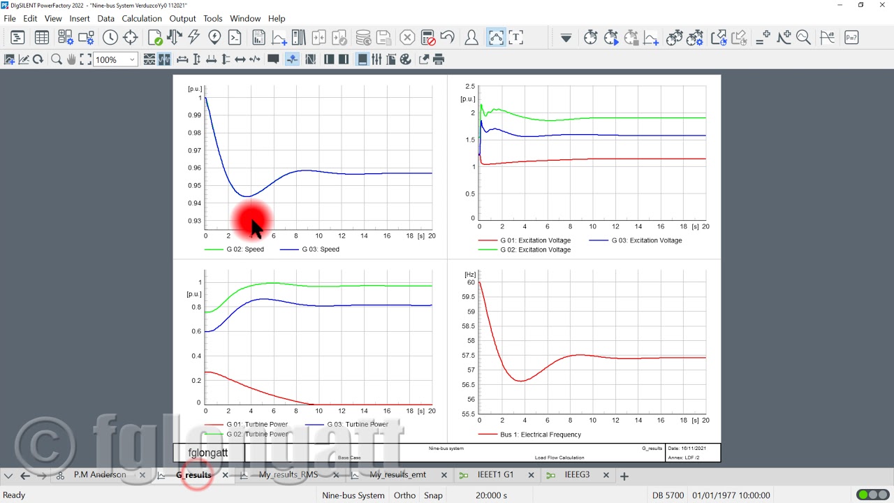 Accessing and plotting variables of a DSL in RMS simulations #DIgSILENT #PowerFactory