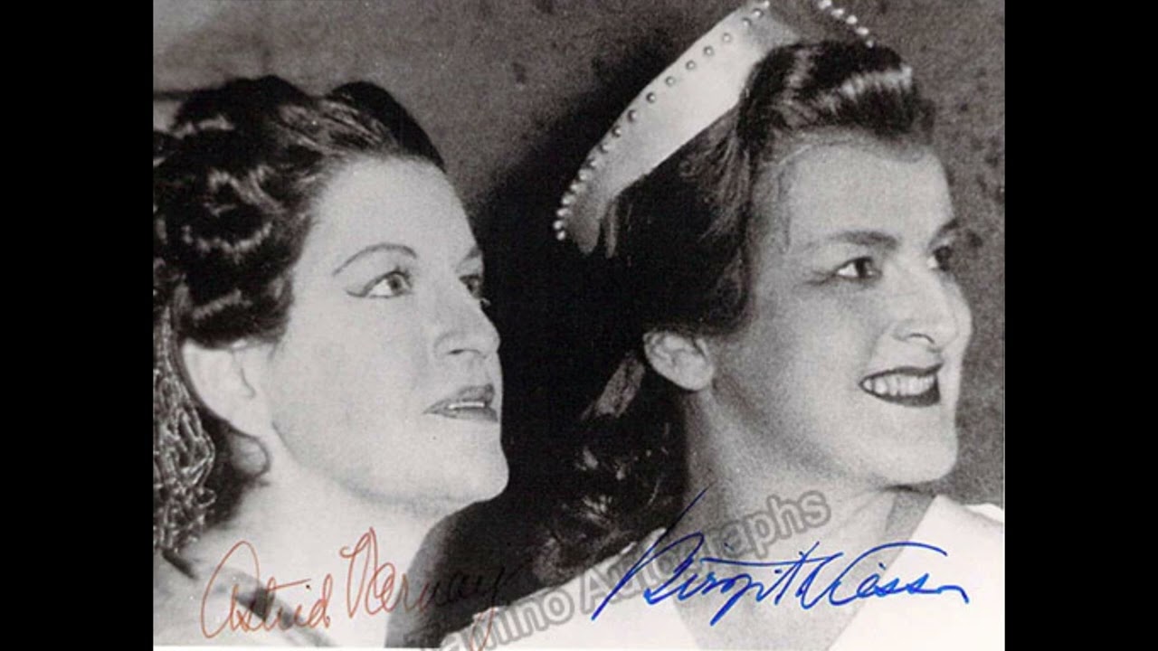 Early Birgit Nilsson & Astrid Varnay in Die Walküre (1957)