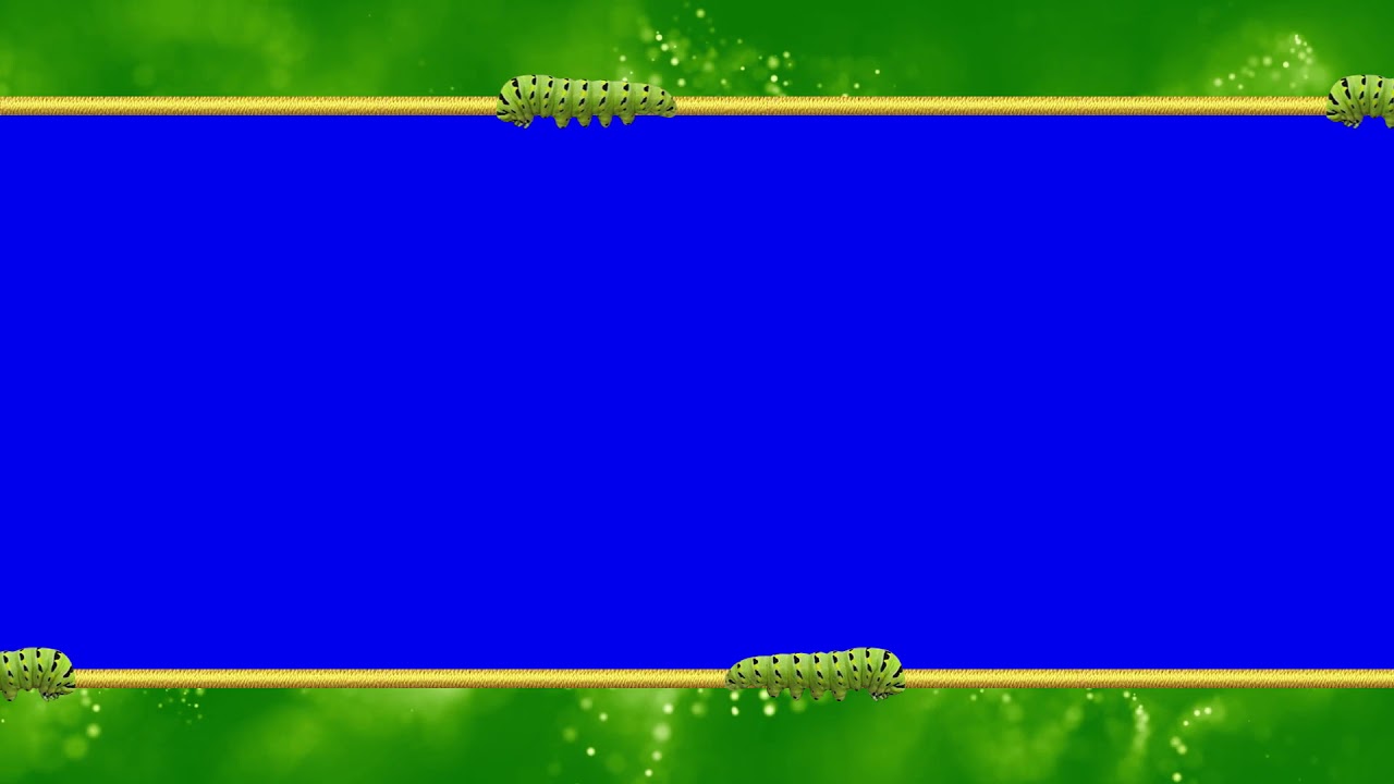 Wedding Frame Blue Screen  New Effects Green Frame Background hd video