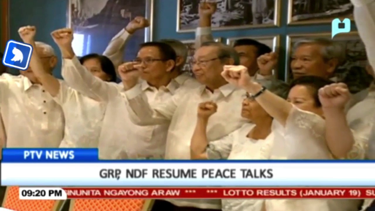 GRP, NDF resume Peace Talks