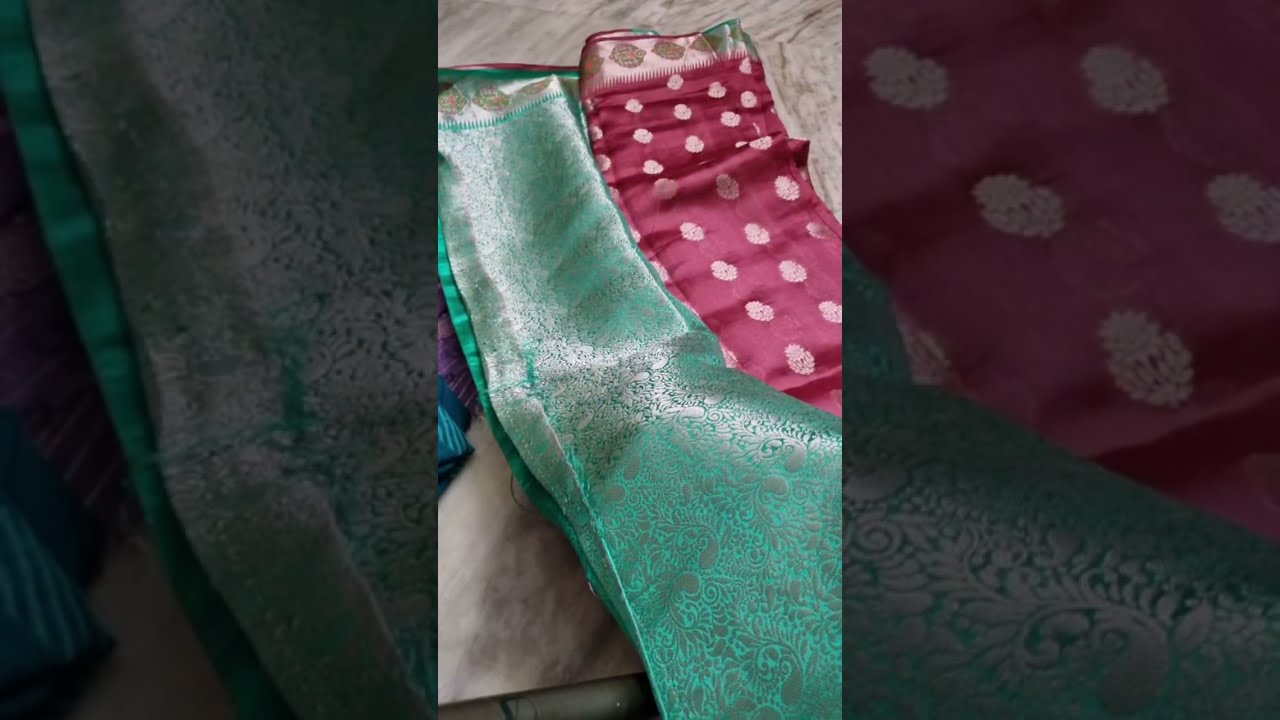 mixed collection ##weaving mistake sarees #low cost#order 7416569896💫💫