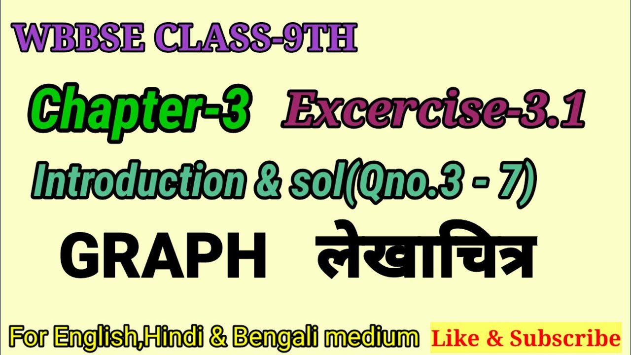 WB Class-9th maths|Chapter-3|Graph|Ex-3.1(3-7)