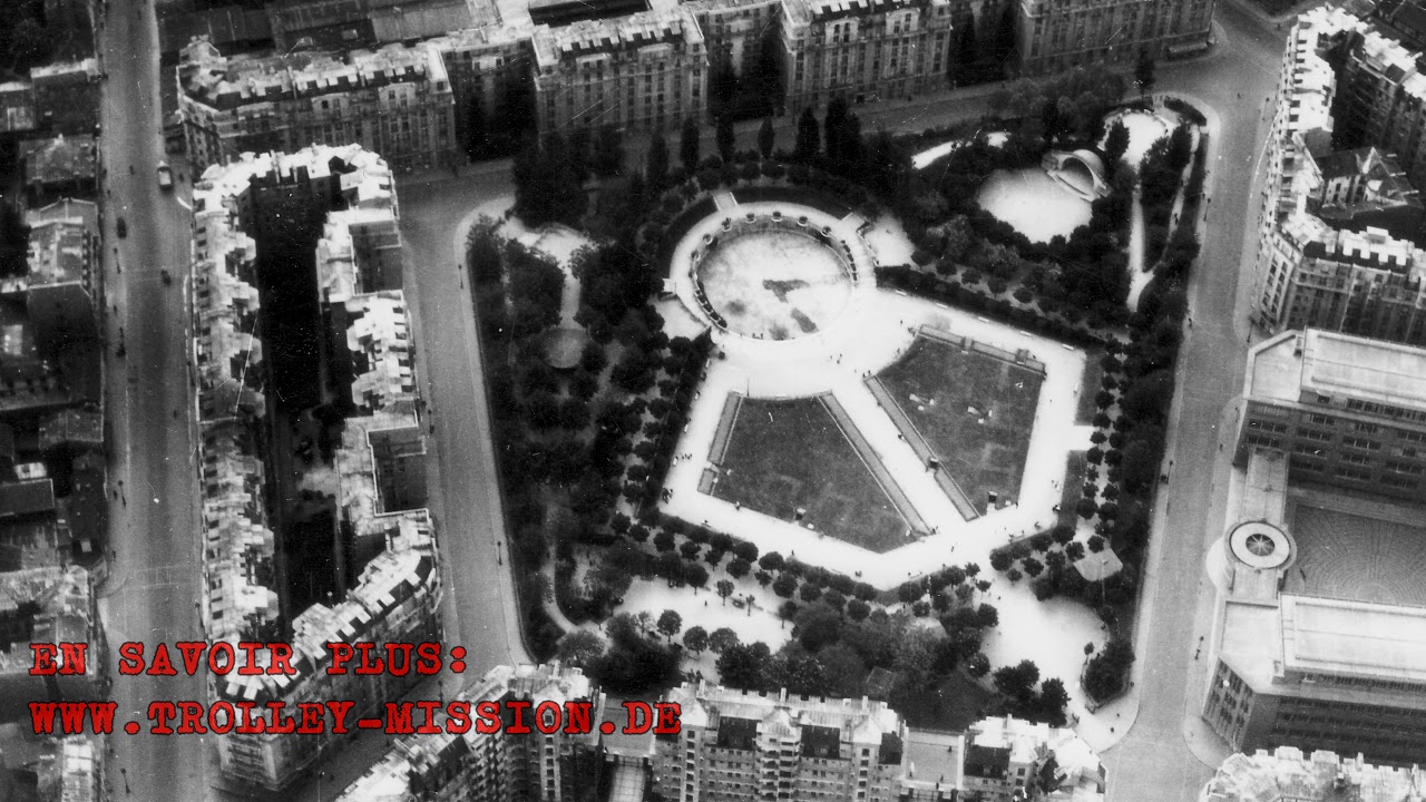 Paris 1945 - Vue du ciel - Seconde Guerre Mondiale - Vue aérienne historique