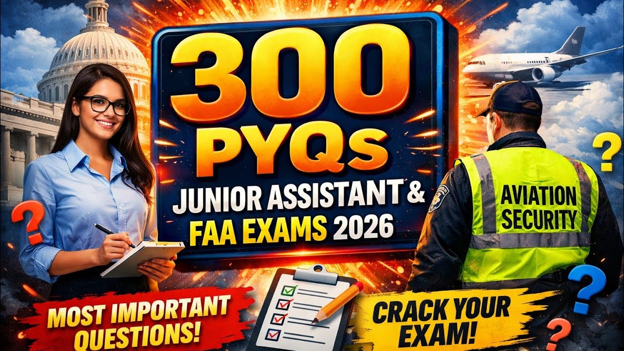 Previous year questions for jkssb junior assistant and faa exams 2026