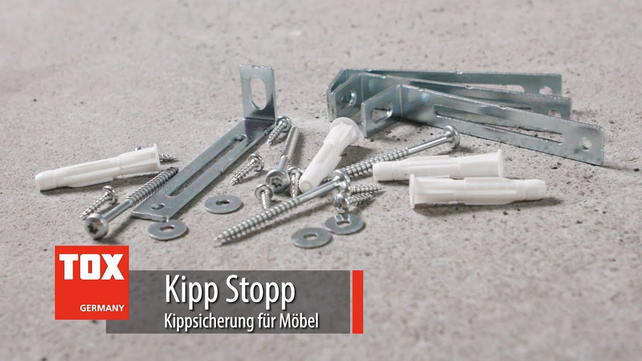 TOX Kipp Stopp - Kippsicherung für Möbel