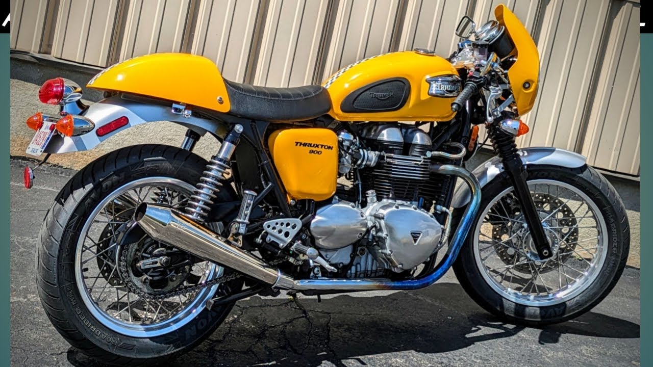 Beautiful 2007 Triumph Thruxton 900 - Wahoo!