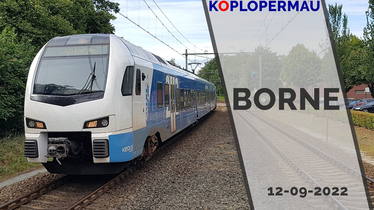 Treinen op station Borne - 12 september 2022