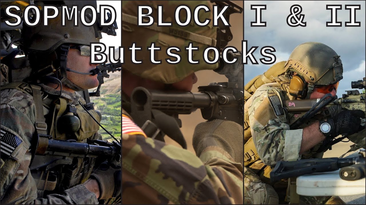 Клонированные ложи SOPMOD Block I и II: Colt CAR, Colt M4 и B5 SOPMOD (ложи AR15)