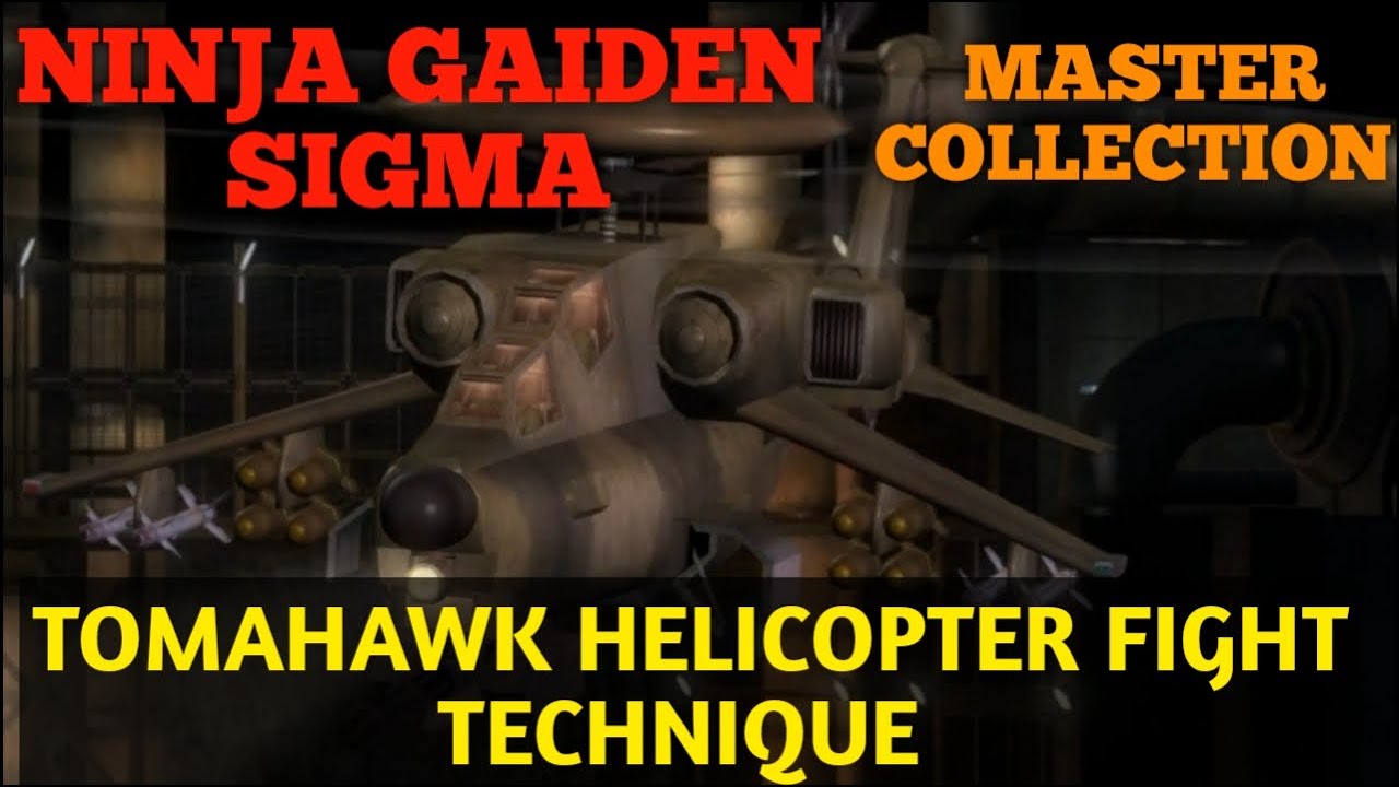 HOW TO DEFEAT TOMAHAWK HELICOPTER BOSS | TECHNIQUES | NINJA GAIDEN SIGMA | MASTER COLLECTION | TIPS