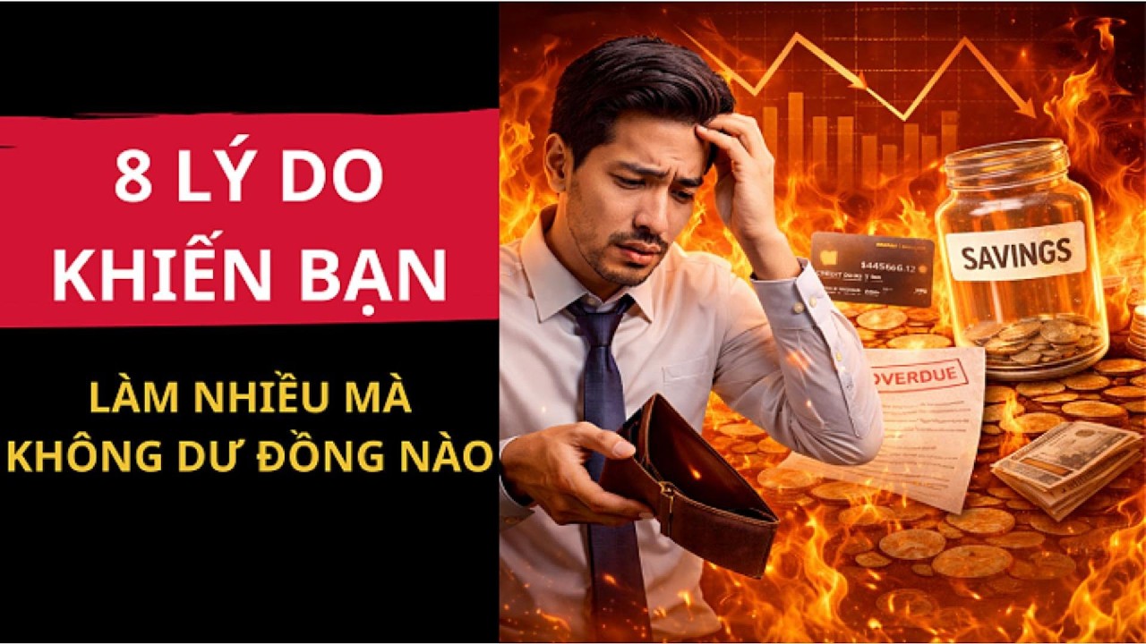 8 LÝ DO KHIẾN BẠN LÀM NHIỀU MÀ KHÔNG DƯ ĐỒNG NÀO | TAY TRẮNG LẬP NGHIỆP