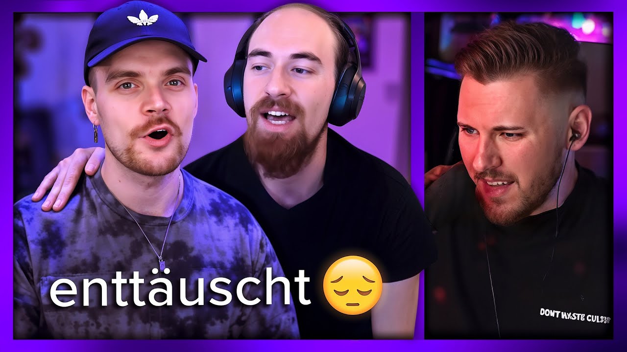 Komischer Mensch ist traurig wegen iBlali