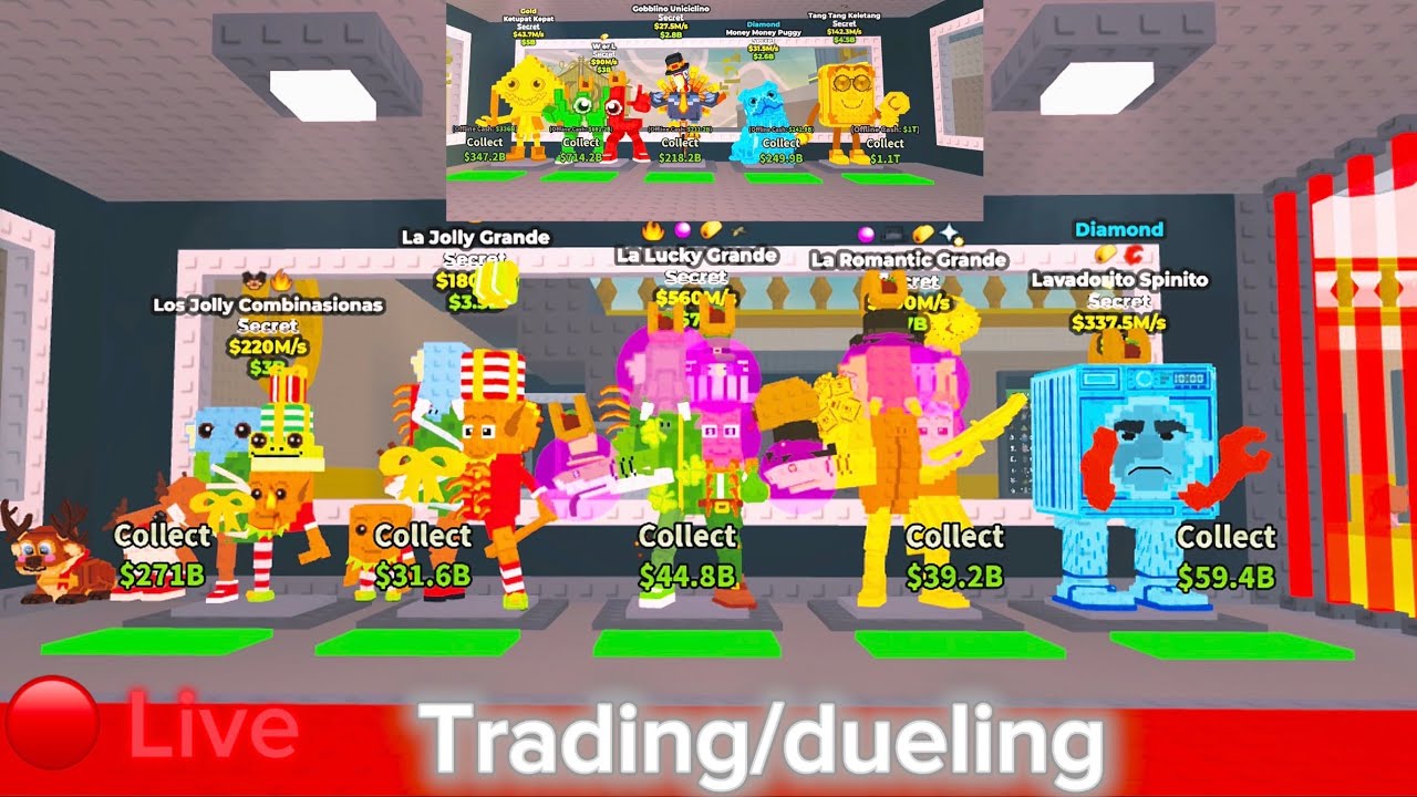 🟥 Trading/dueling in sab live.