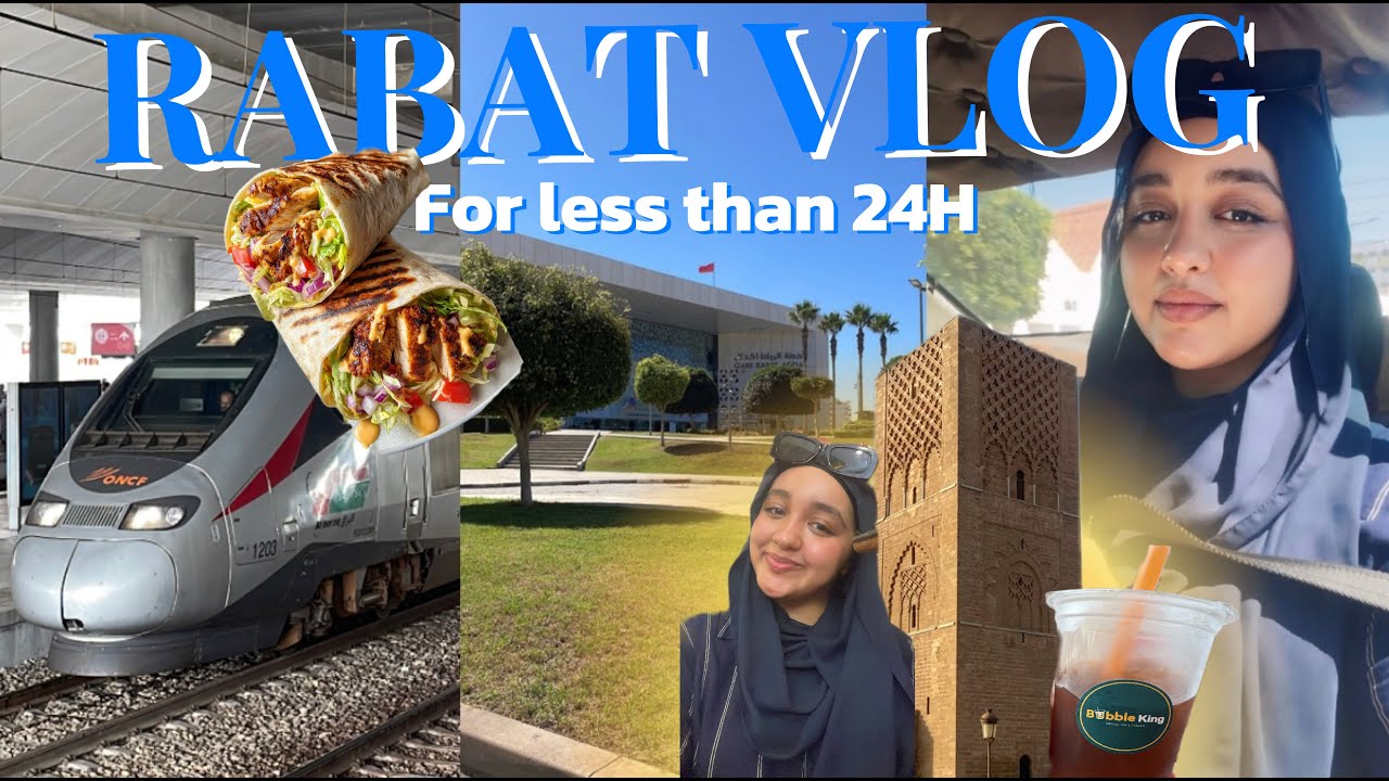 24H Rabat Vlog | نهار معايا  في الرباط