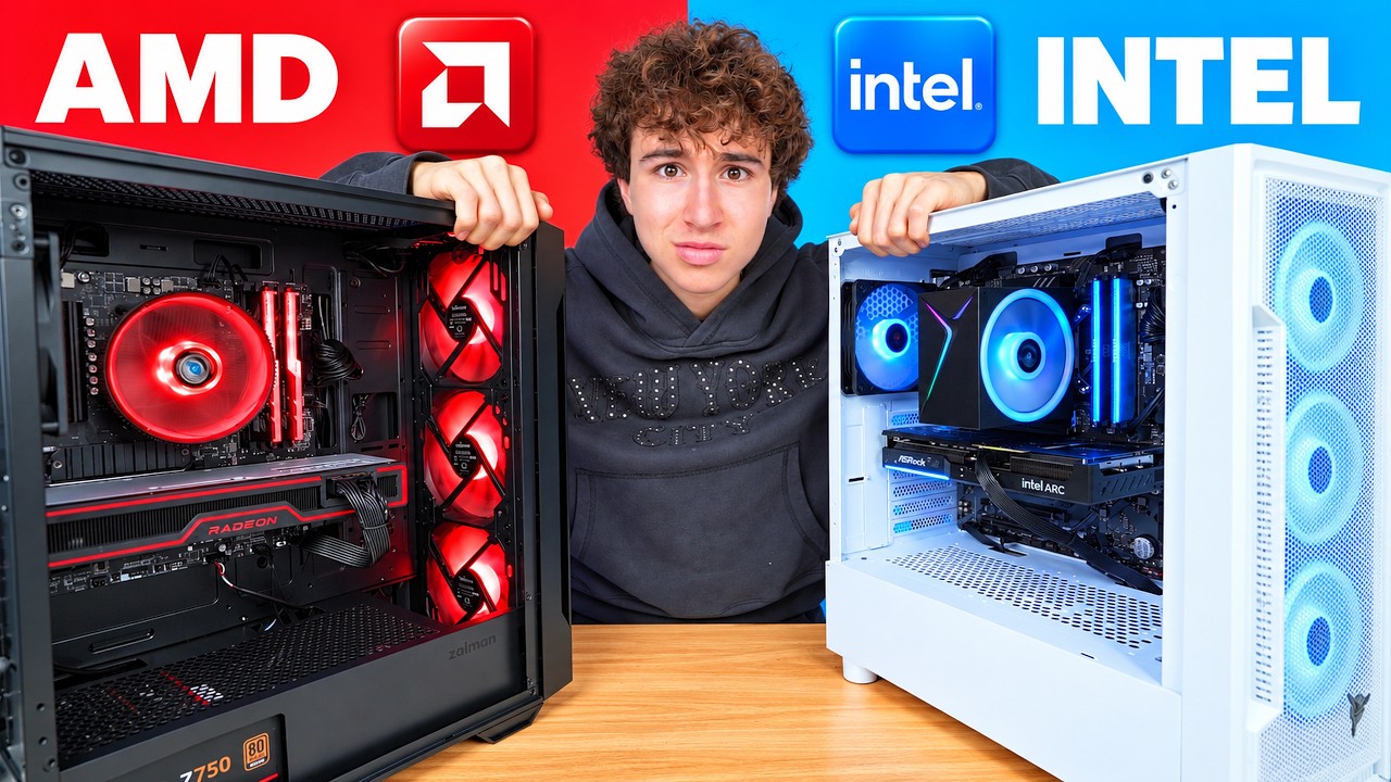 AMD vs Intel Gaming PC!