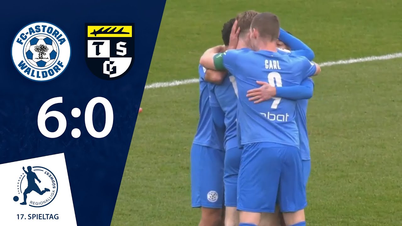 Tore satt | FC-Astoria Walldorf - TSG Balingen | 17. Spieltag RLSW