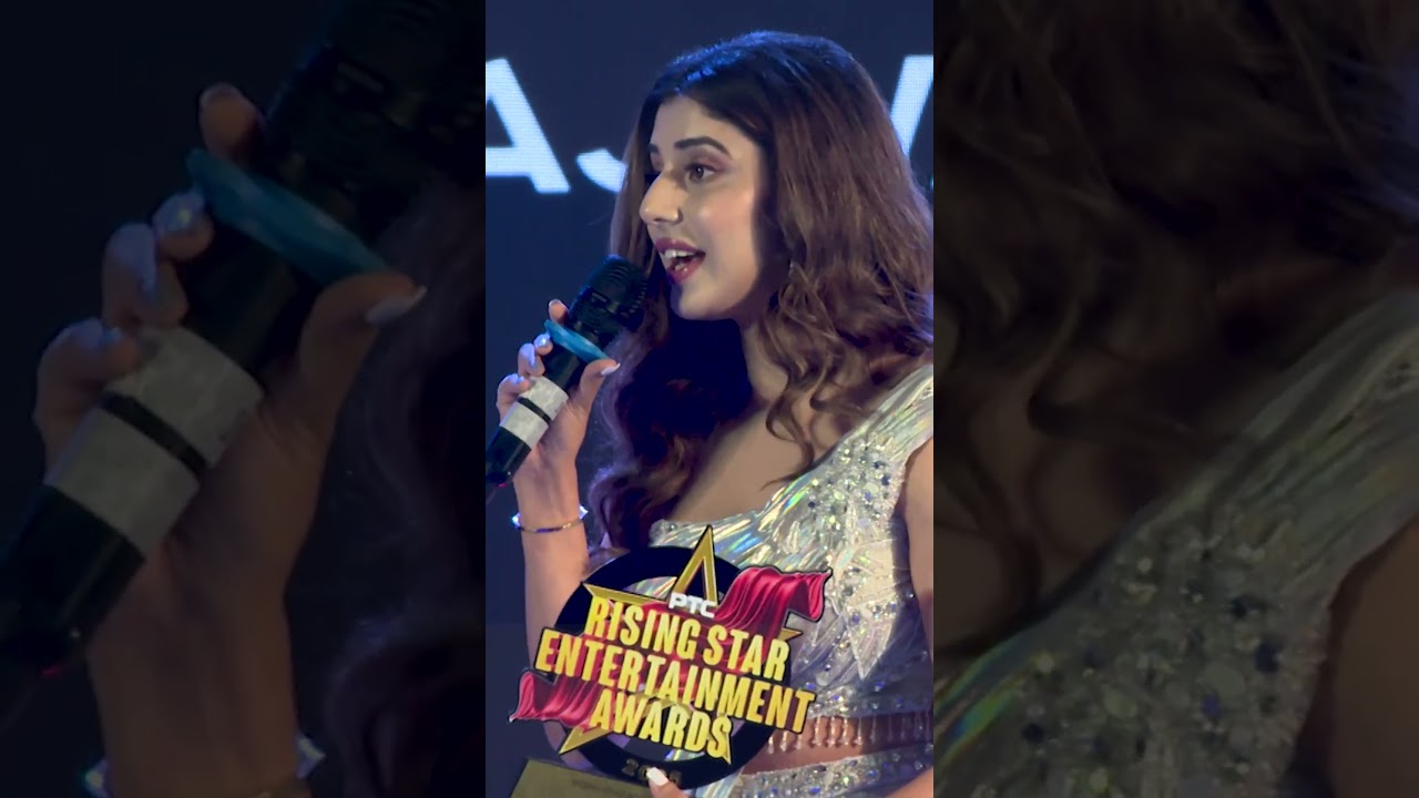 PTC Rising Star Actor (Female) Award goes to the talented Jasmin Bajwa! 🏆🎭