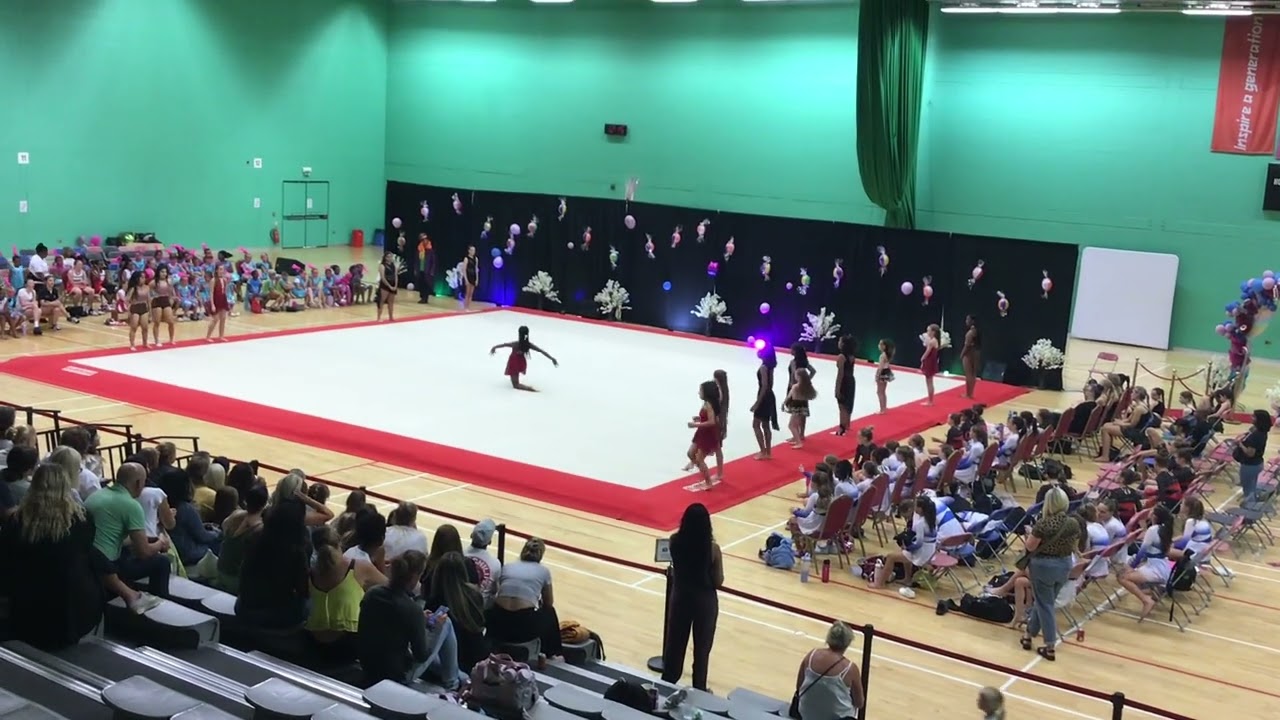 Elite Gymnastics perform their Lion King Routine