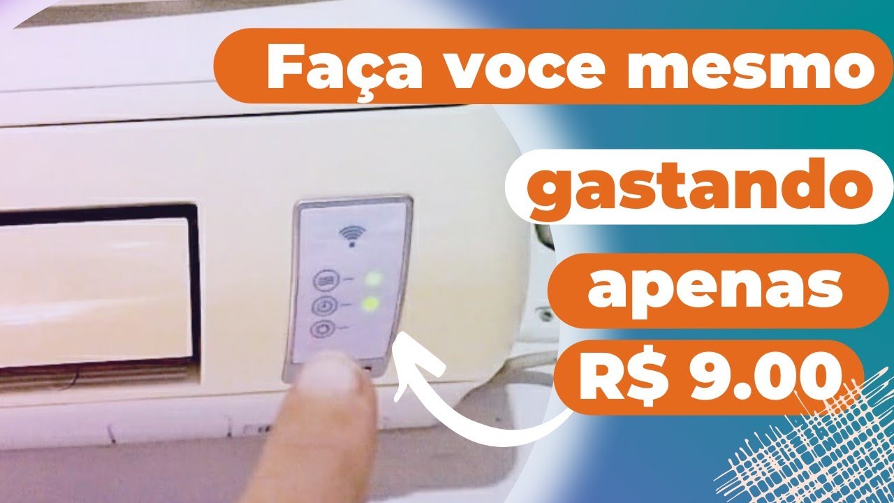 Ar condicionado acendendo duas luzes e não funciona. (Luiz de erro do sensor de temperatura).