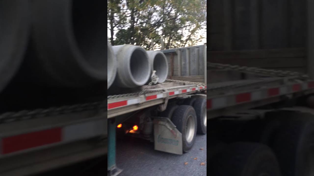 How to secure: Concrete pipe