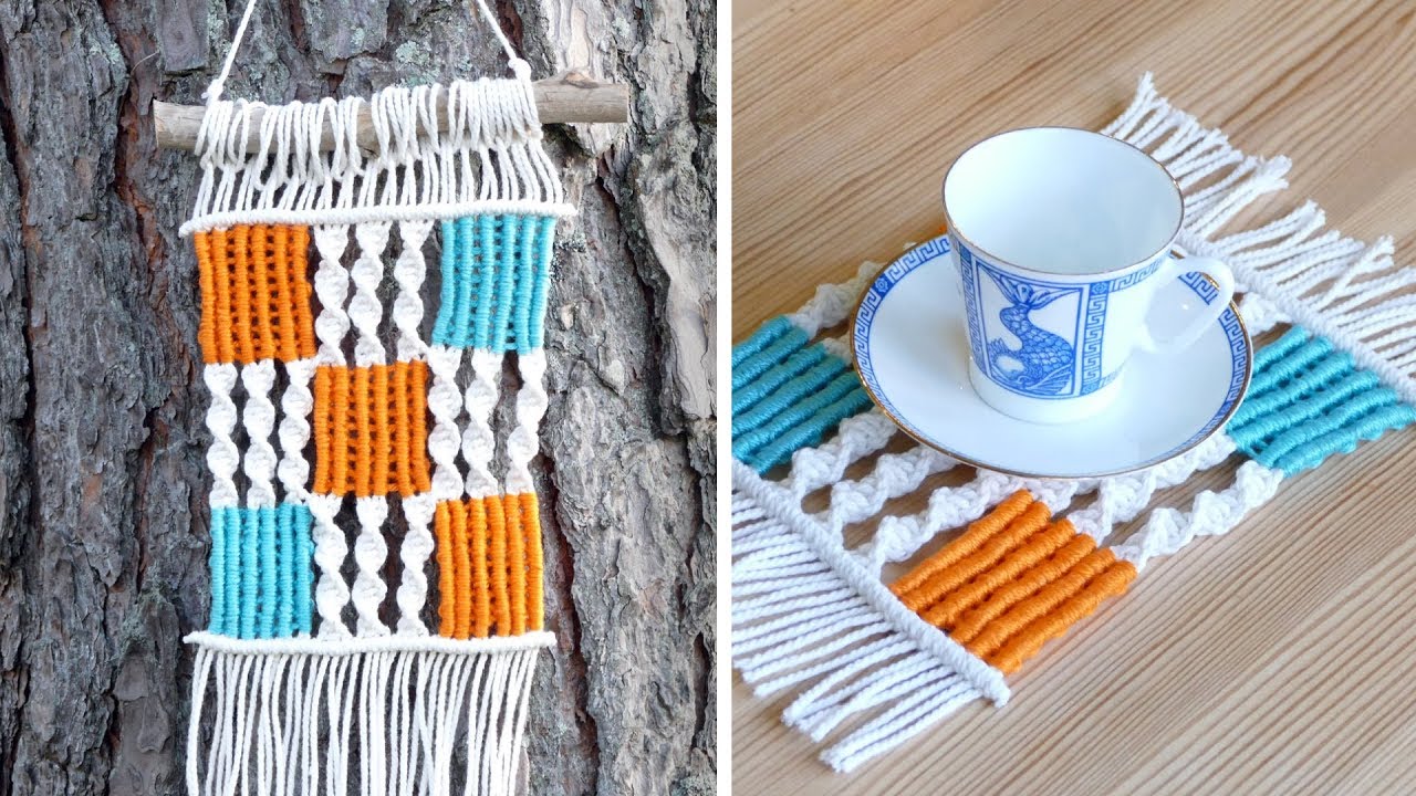 🔶 Wall Hanging & Coaster Tutorial 🔷 Home Decor Ideas
