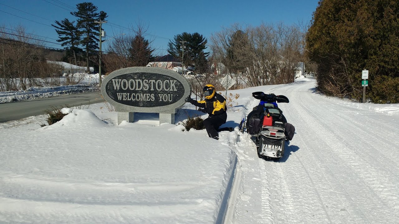 Snowmobiling in the Woodstock New Brunswick Area 2020