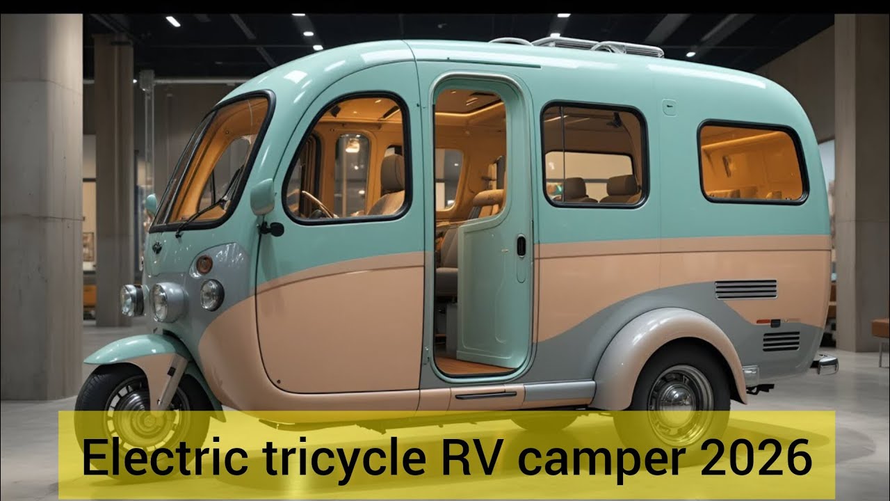 รีวิว 2026 Electric Tricycle RV Camper รถบ้านไฟฟ้า 3 ล้อ แห่งอนาคต คุ้มไหมในปี 2026?