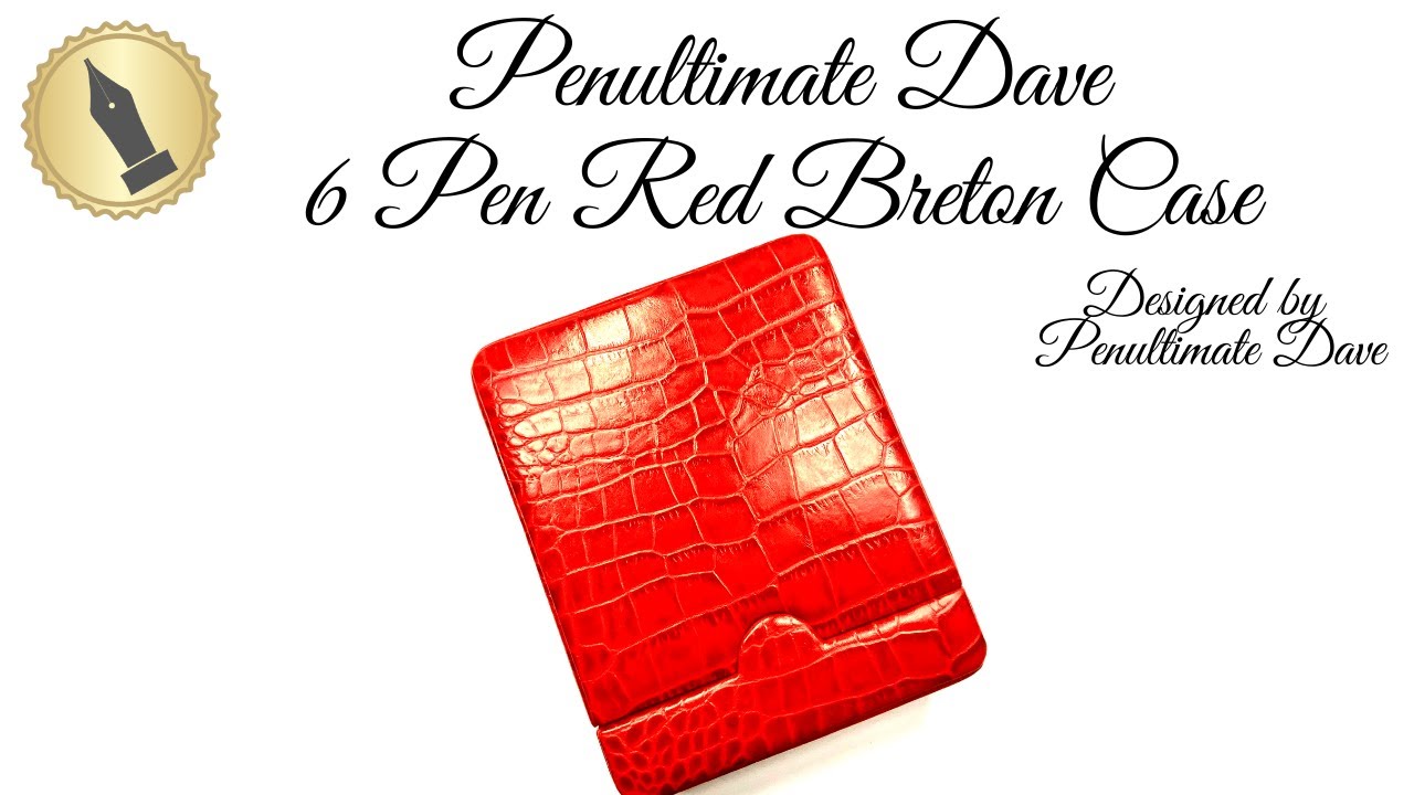Penultimate Dave Red 6 Pen Breton Case Unboxing and Review
