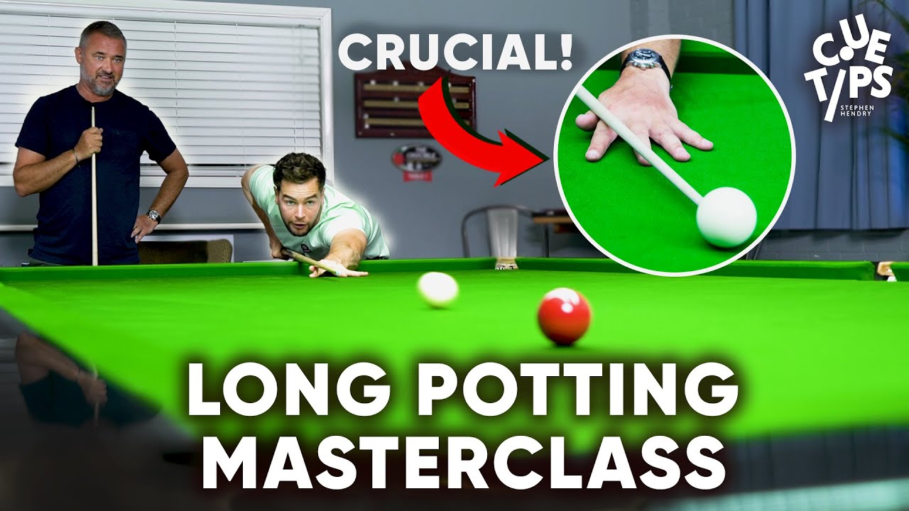 Stephen Hendry Gives Chris Hughes A MASTERCLASS In Long Potting