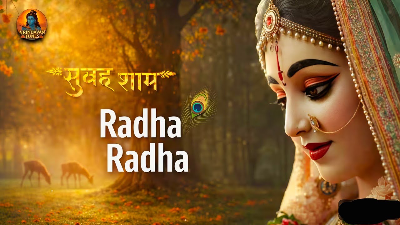 अखंड श्री राधा नाम जप 1100 Baar Shri Radha Naam Jaap 1100 Times Radha Naam Dhun | Vrindavan Tunes