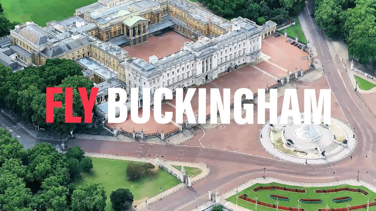 Royal Buckingham Palace from Bird's Eye View