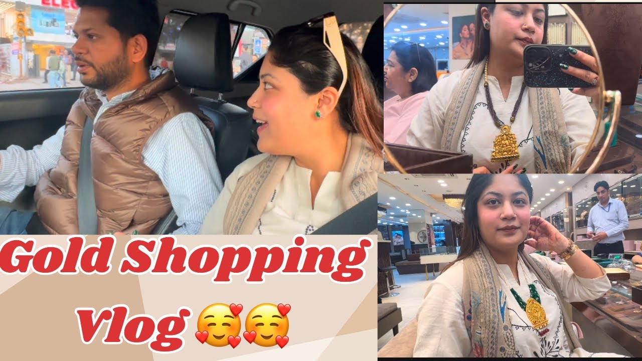 My Gold Shopping Vlog | Temple jewellery Set #goldshopping #goldcollection