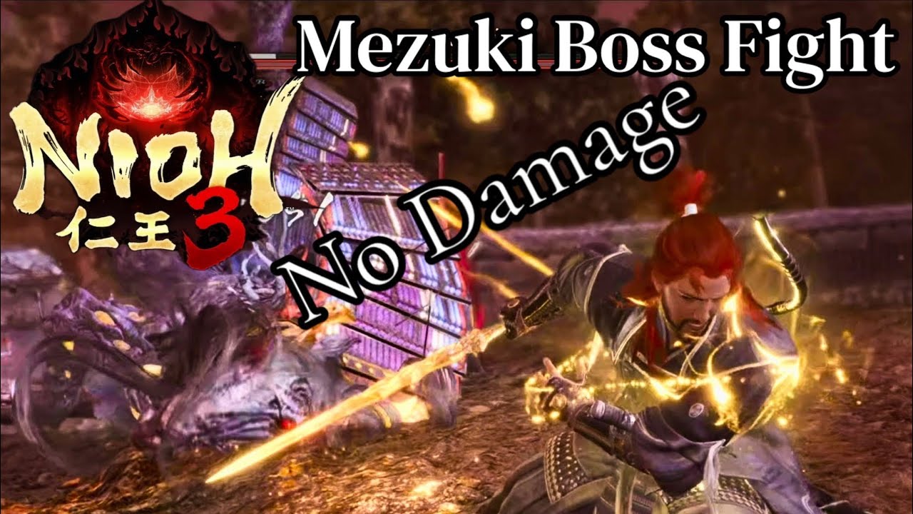 Nioh 3 (Mezuki/No Damage Boss Fight) #koeitecmo #nioh3 #gaming