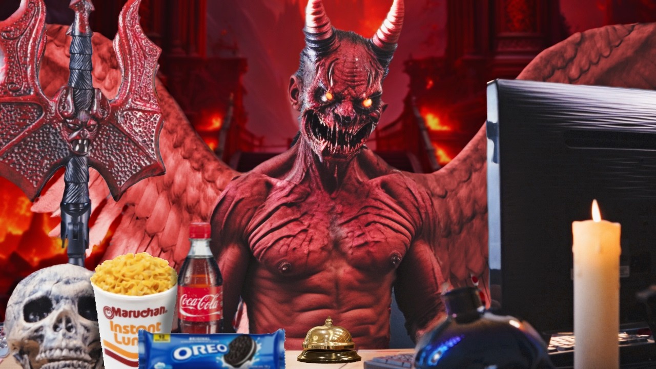 ASMR Recepcionista del Infierno -  Check in Hotel para dormir