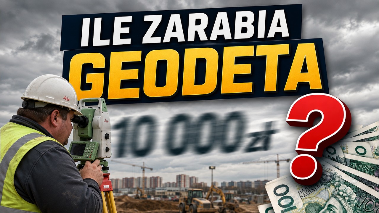 10 000 zł NETTO?! Ile zarabia GEODETA?