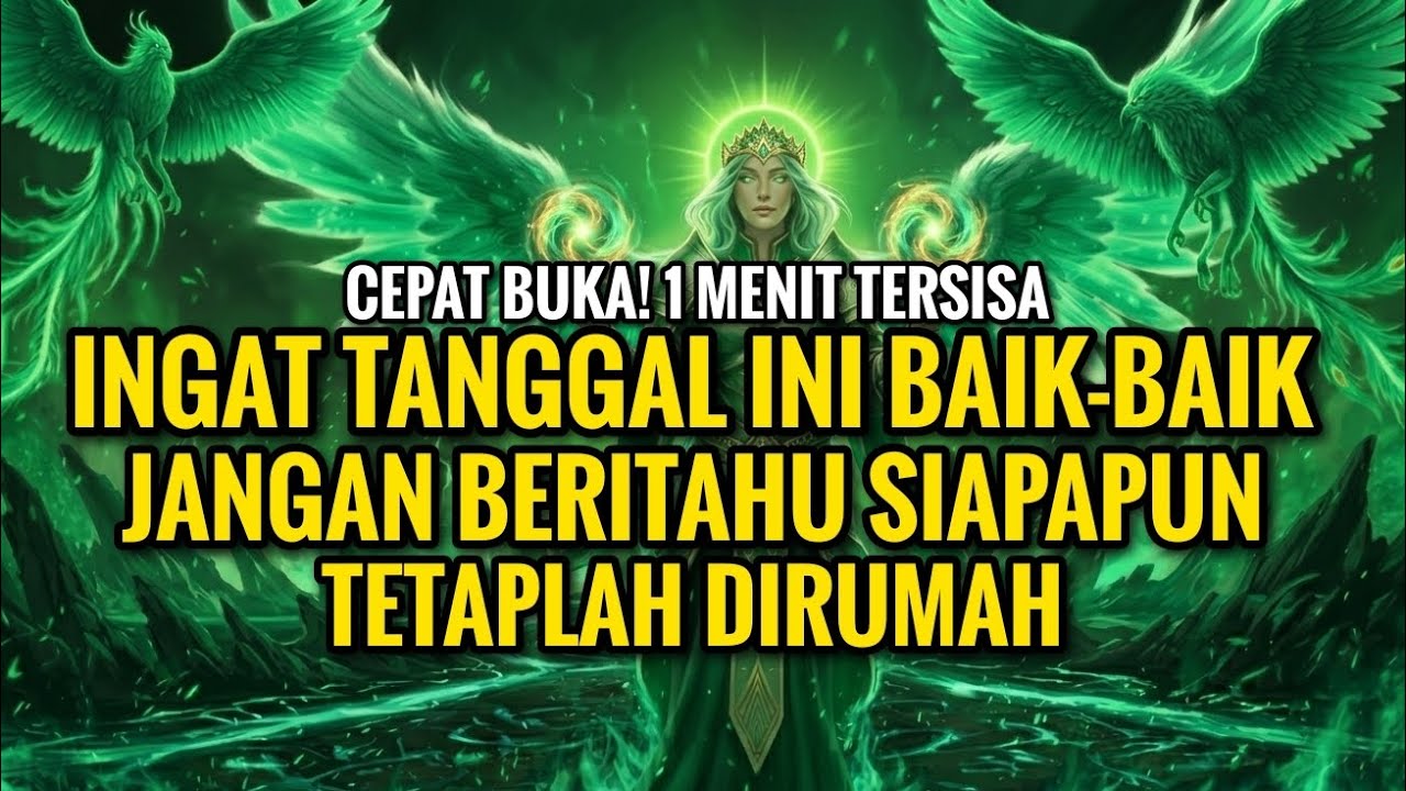 JIWA TERPILIH✨ CATAT TANGGAL INI BAIK-BAIK‼️JANGAN BERITAHU SIAPAPUN TETAPLAH DIRUMAH